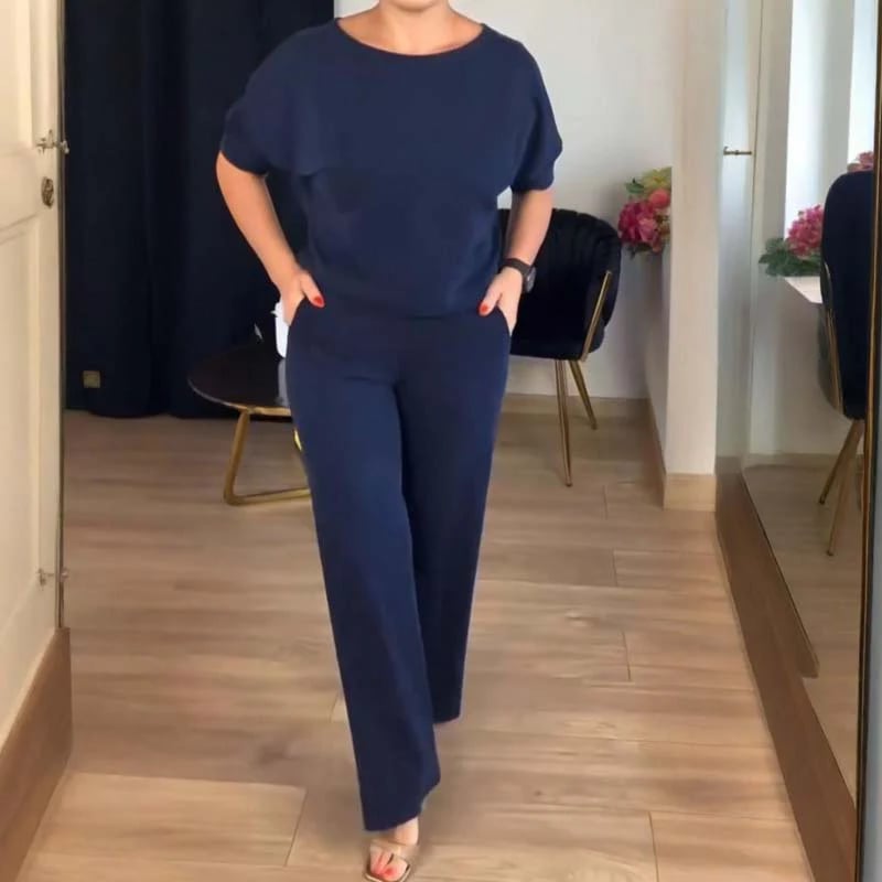 ⏳Specjalna oferta ograniczona czasowo⏰Elegancki 3-częściowy komplet zawierający długi kardigan, top i spodnie💞