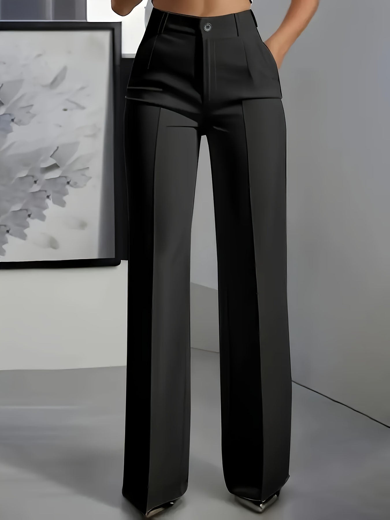 ⏳Oferta ograniczona czasowo - 50% ZNIŻKI🔥👖Damskie spodnie z wysokim stanem i elastyczną gumką