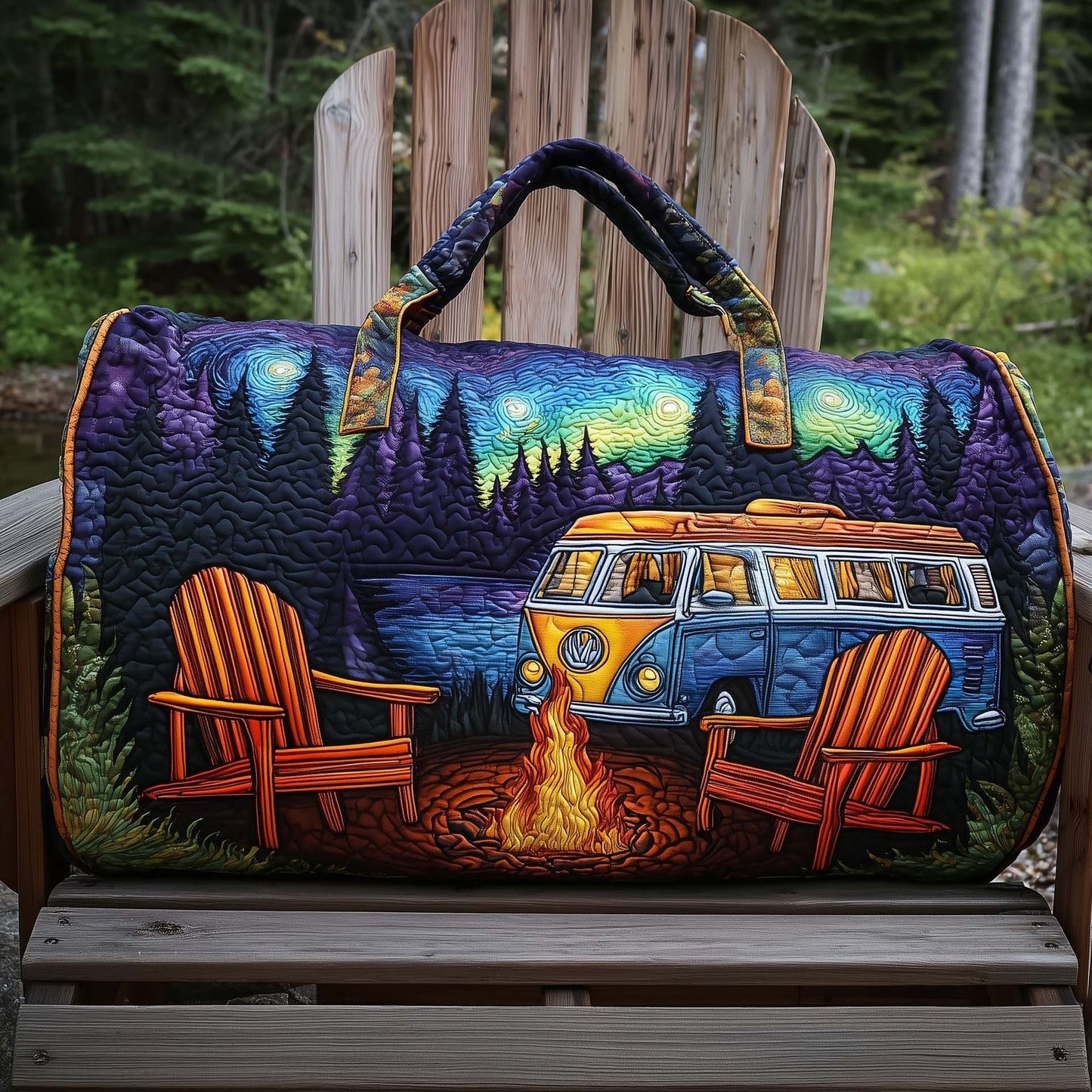 Torba podróżna Hippie Van Quilted