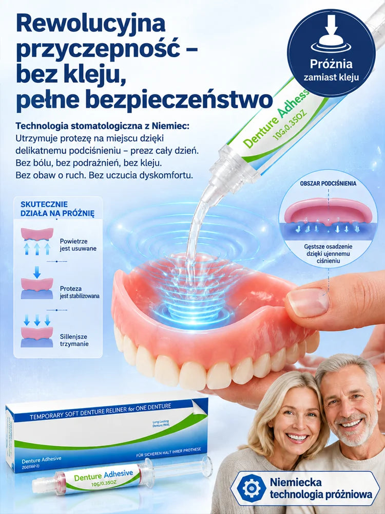 Speciális fogsorragasztó készlet