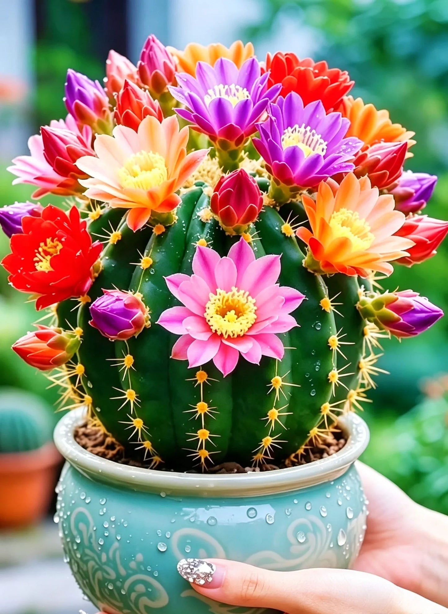 🌵 Poznaj swojego nowego najlepszego przyjaciela – kaktusa Gymnocalycium baldianum! 💕