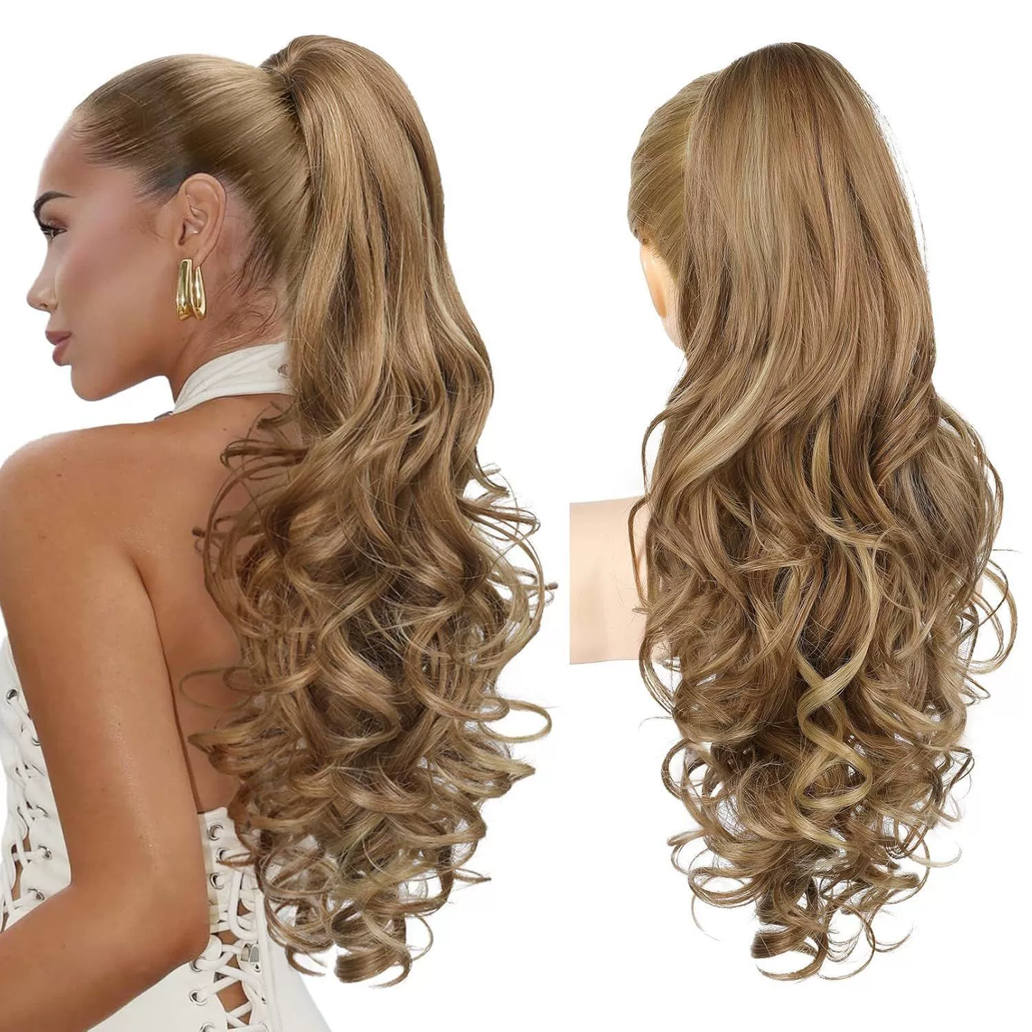 🔥 Promocja ograniczona czasowo – 50% zniżki 👩💕 Przedłużanie włosów w kucyk metodą clip-in 🙋‍♀️