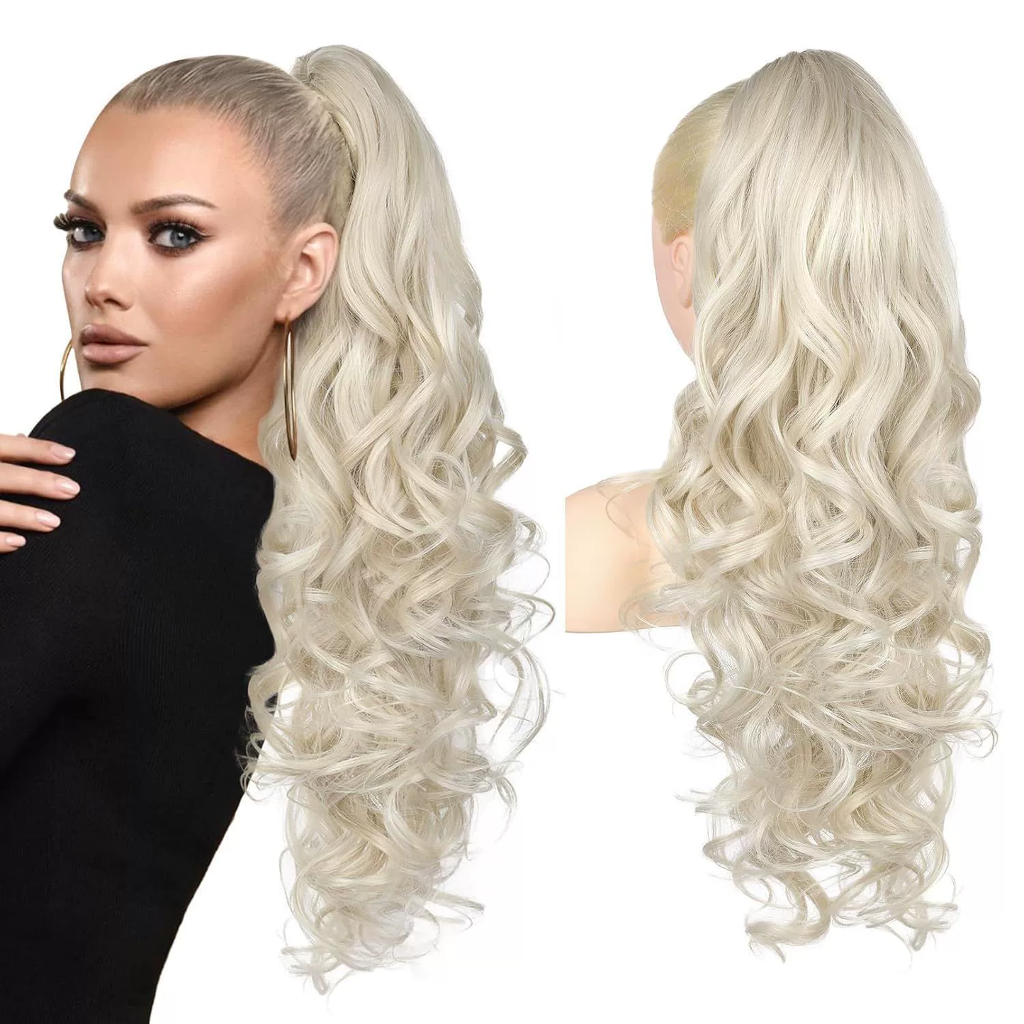 🔥 Promocja ograniczona czasowo – 50% zniżki 👩💕 Przedłużanie włosów w kucyk metodą clip-in 🙋‍♀️