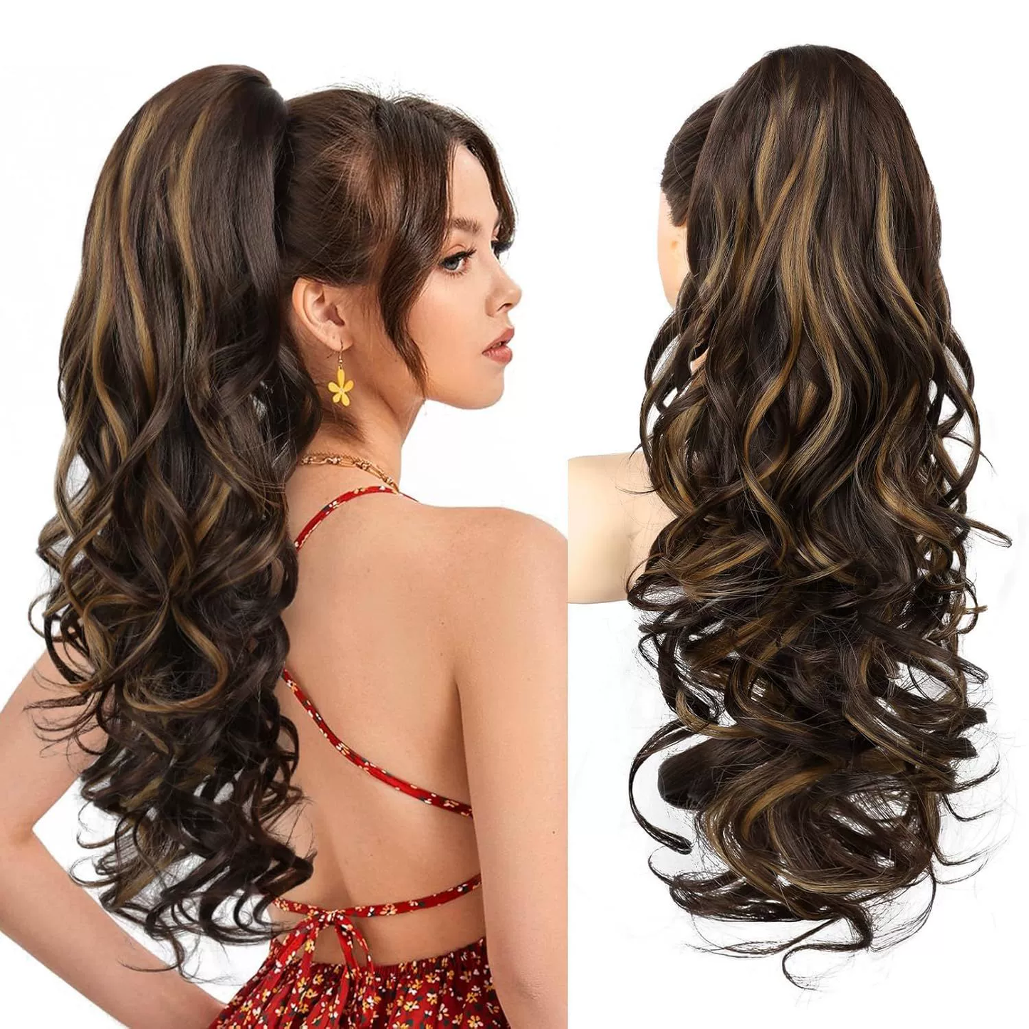 🔥 Promocja ograniczona czasowo – 50% zniżki 👩💕 Przedłużanie włosów w kucyk metodą clip-in 🙋‍♀️