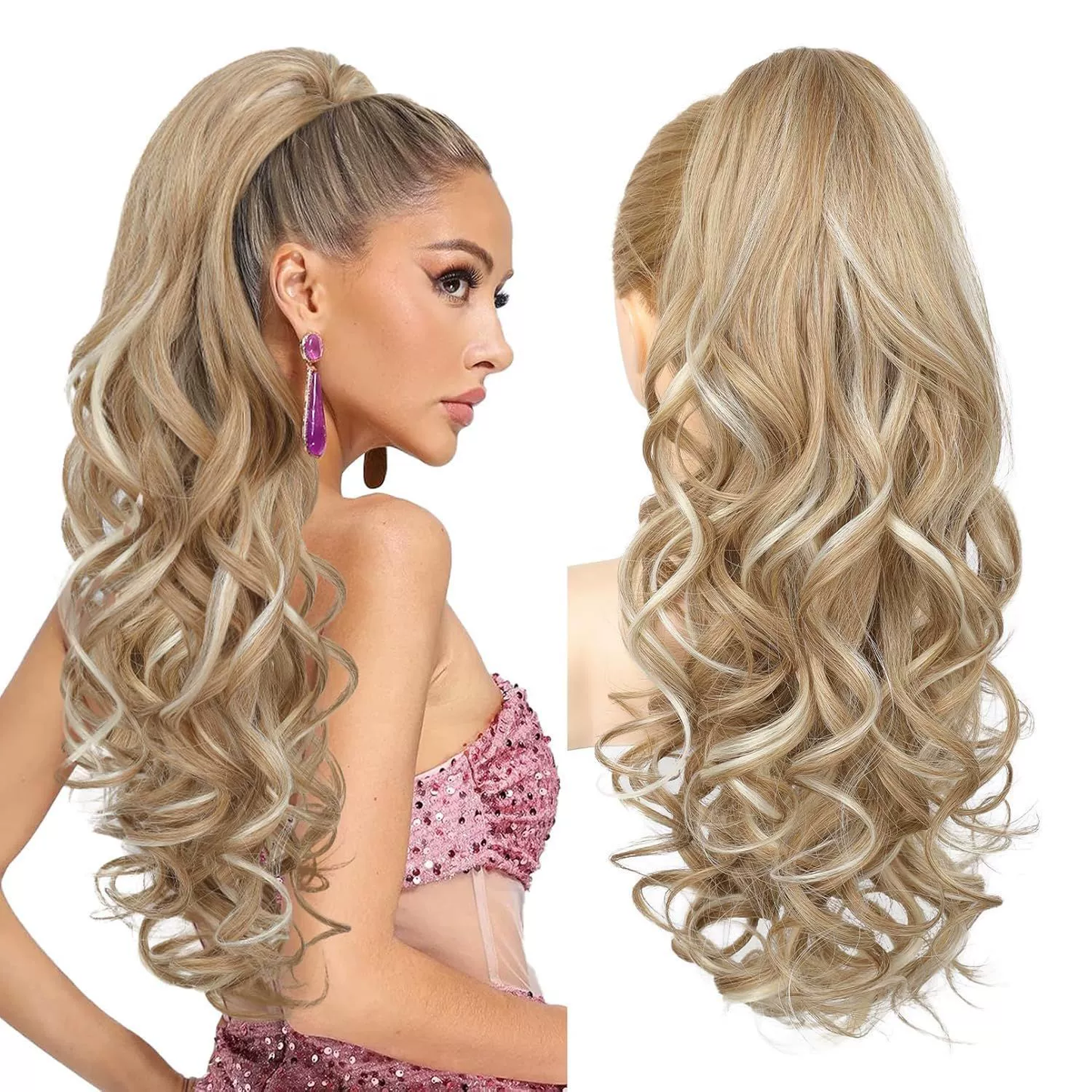 🔥 Promocja ograniczona czasowo – 50% zniżki 👩💕 Przedłużanie włosów w kucyk metodą clip-in 🙋‍♀️