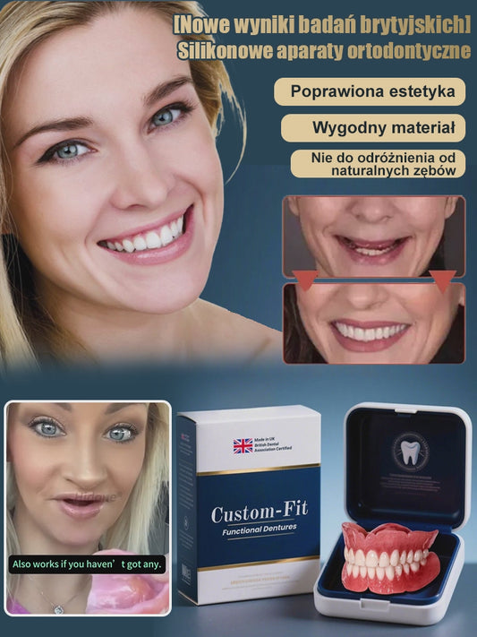 【Nowe odkrycie brytyjskich naukowców】Proteza zębowa z silikonu