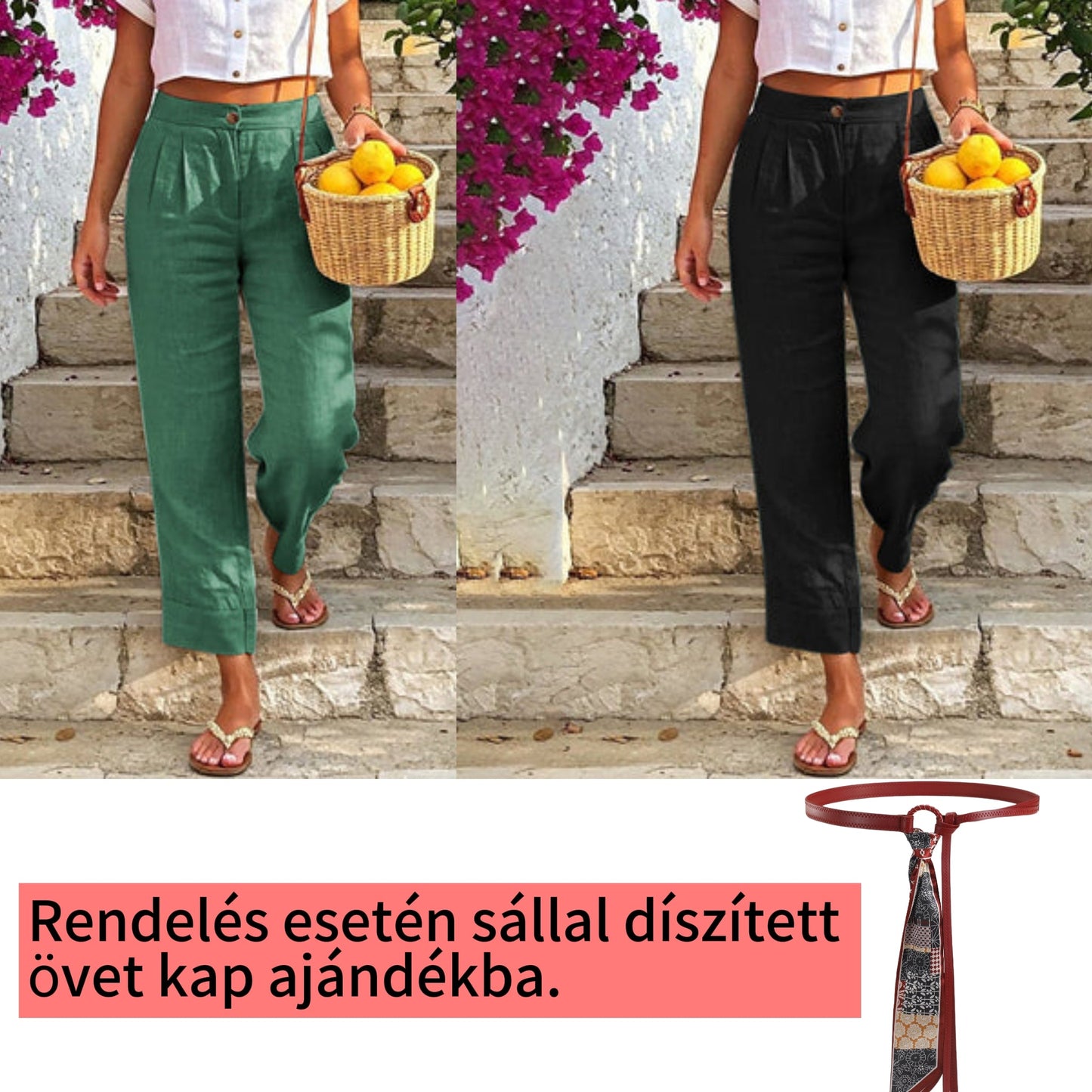 Absolutny must-have🔥👖 Lekkie spodnie z mieszanki lnu – o luźnym kroju i klasycznej prostej nogawce, idealne do pracy lub na weekend