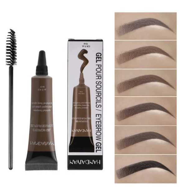 ✨ KUP 2, DOSTAŃ 1 GRATIS! 💕 Profesjonalny Wodoodporny Żel do Brwi z Kolorem – Naturalny Wygląd, Długotrwały i Odporny na Rozmazywanie ✨