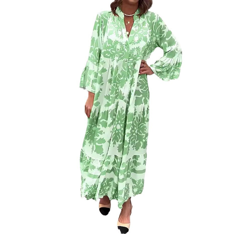 【🌷S-4XL】🌸Damska sukienka z długim rękawem