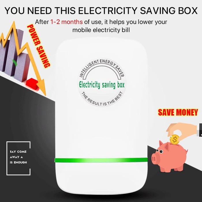 Inteligentne domowe pudełko do oszczędzania energii elektrycznej（🔥Kup 1 i otrzymaj 1 gratis🔥）