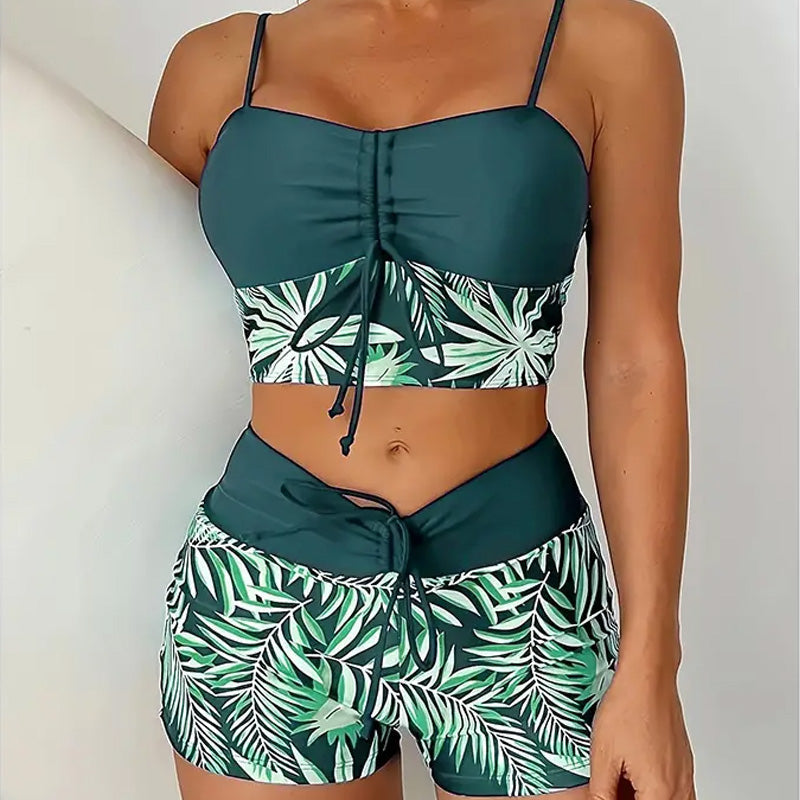 👙 Dwuczęściowy kostium kąpielowy z nadrukiem dla kobiet