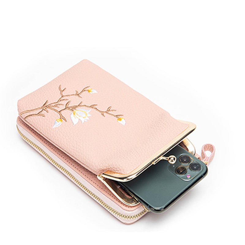 🔥👛Portfel na telefon komórkowy dla kobiet noszony na ukos🌸