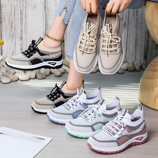 👟Damskie buty do biegania na co dzień, sznurowane