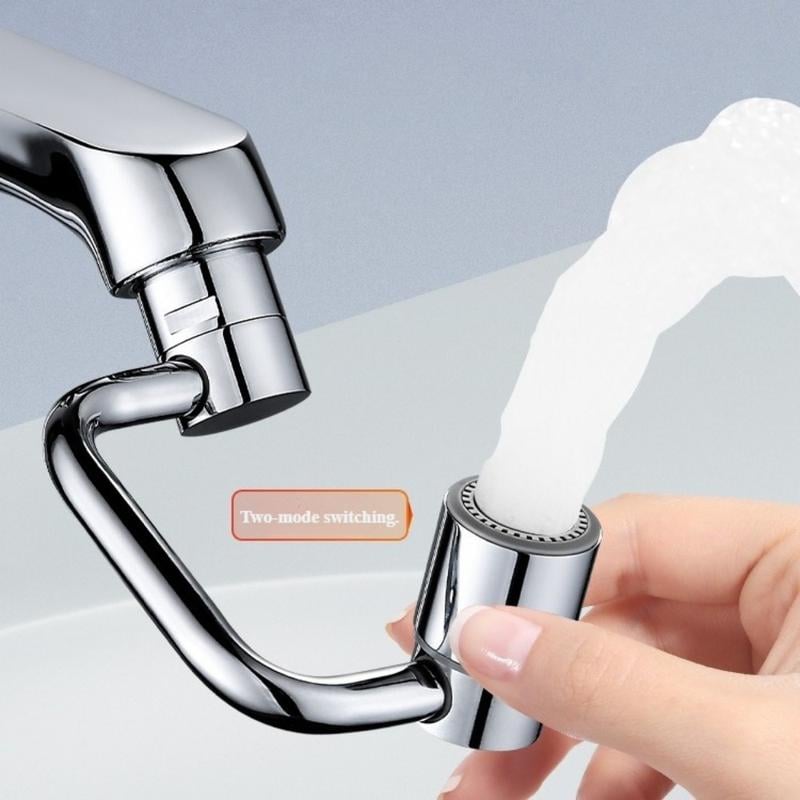 Obrotowa bateria łazienkowa z wysięgnikiem 360° i napowietrzaczem – przedłużany wylew, ochrona przed rozpryskami i wygodne mycie twarzy! 🚰💧