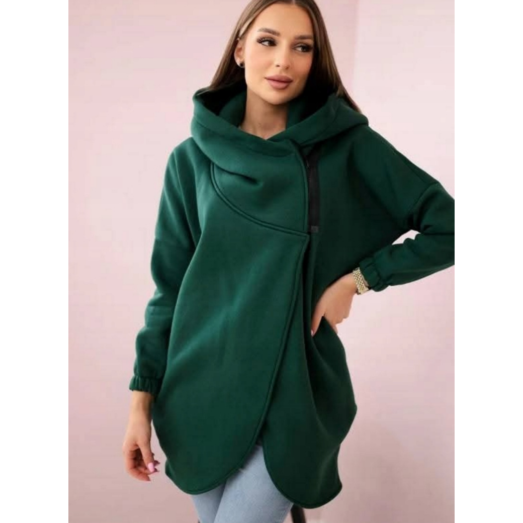 😍 (S-4XL) 🌼 Damska gruba bluza z kapturem typu oversize