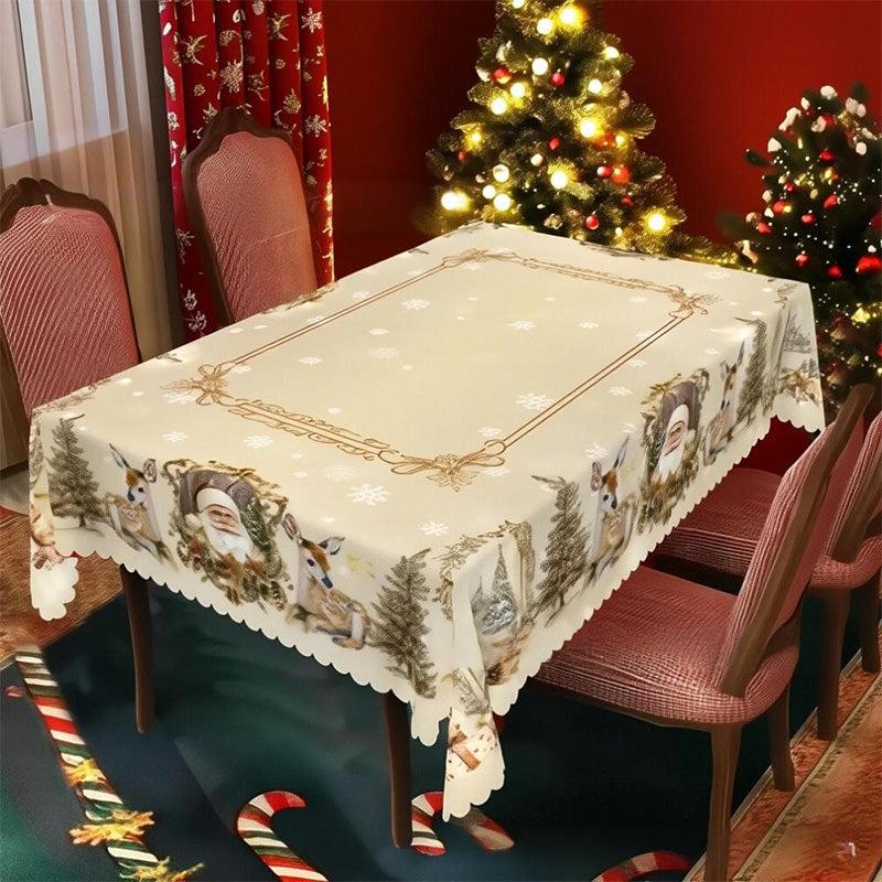 🦌Wesoły, klasyczny świąteczny obrus🎄🎁