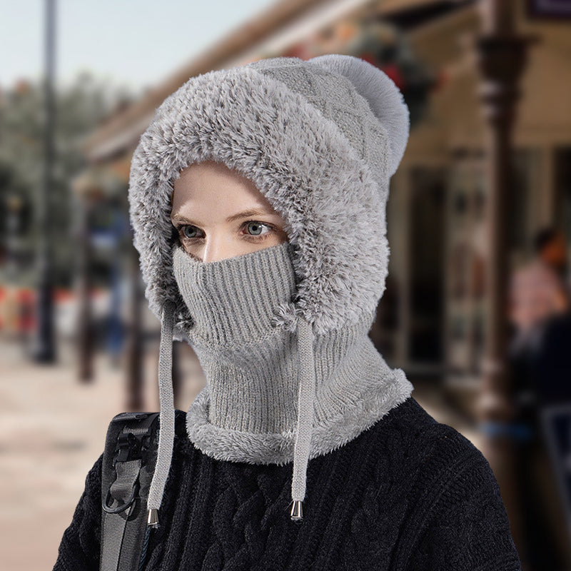 🎁W zestawie: 📿Naszyjnik z różami gratis❄️🔥Zimowa kominiarka 3 w 1 dla kobiet