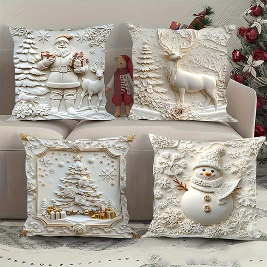 🎄Eleganckie świąteczne poszewki na poduszki