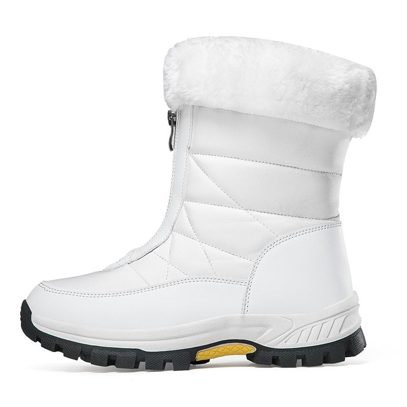 【EU36-42】❄️Zimowe damskie buty z PU z bawełnianą wyściółką i polarową podszewką