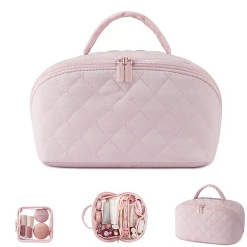 💗Duża pojemna kosmetyczka z uchwytem