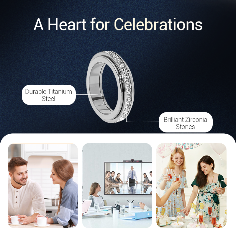 Obrotowy pierścień ze stali tytanowej z cyrkonem