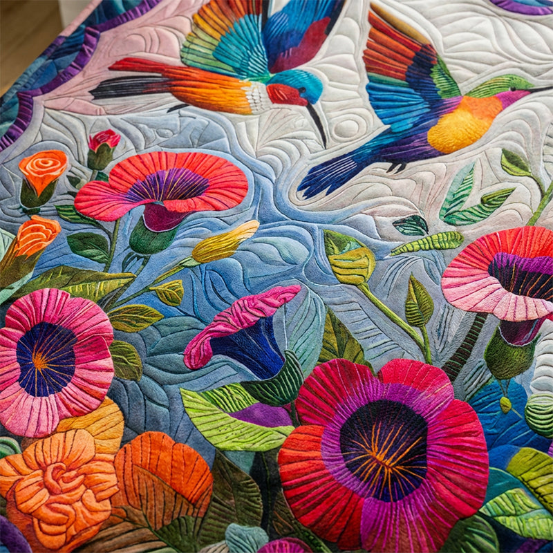 🌼 Przytulny i miękki koc flanelowy we wzór kwiatów 🛋️💐