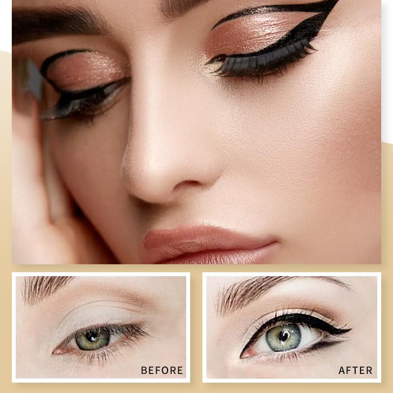 🔥1+1 gratis✨Trwały, wodoodporny eyeliner w płynie – koniec z rozmazywanym eyelinerem!