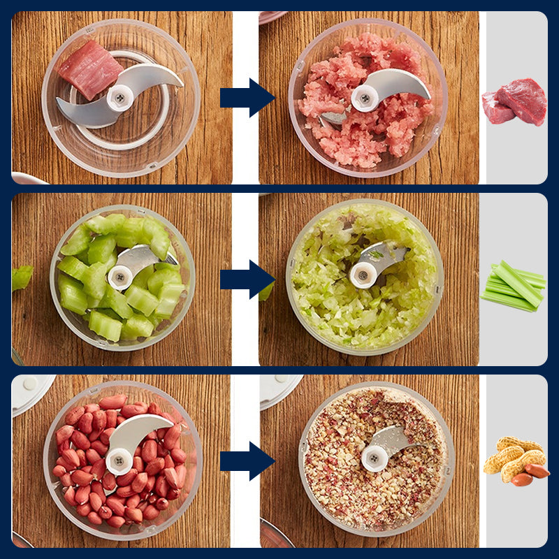 Wydajny elektryczny rozdrabniacz do żywności o dużej pojemności