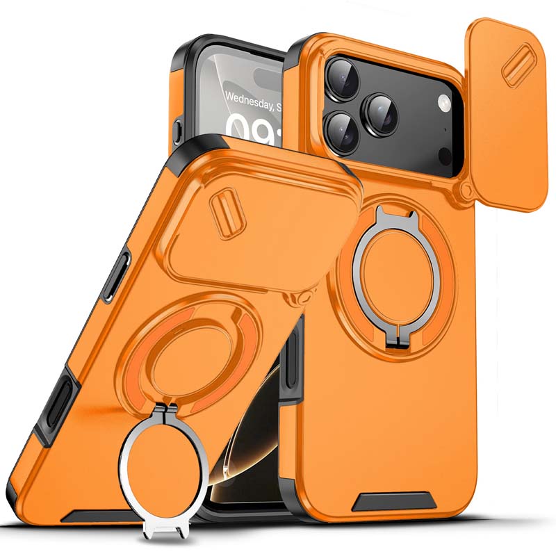 🔥Magnetyczne etui na telefon z podstawką w kształcie pierścienia do iPhone'a✨