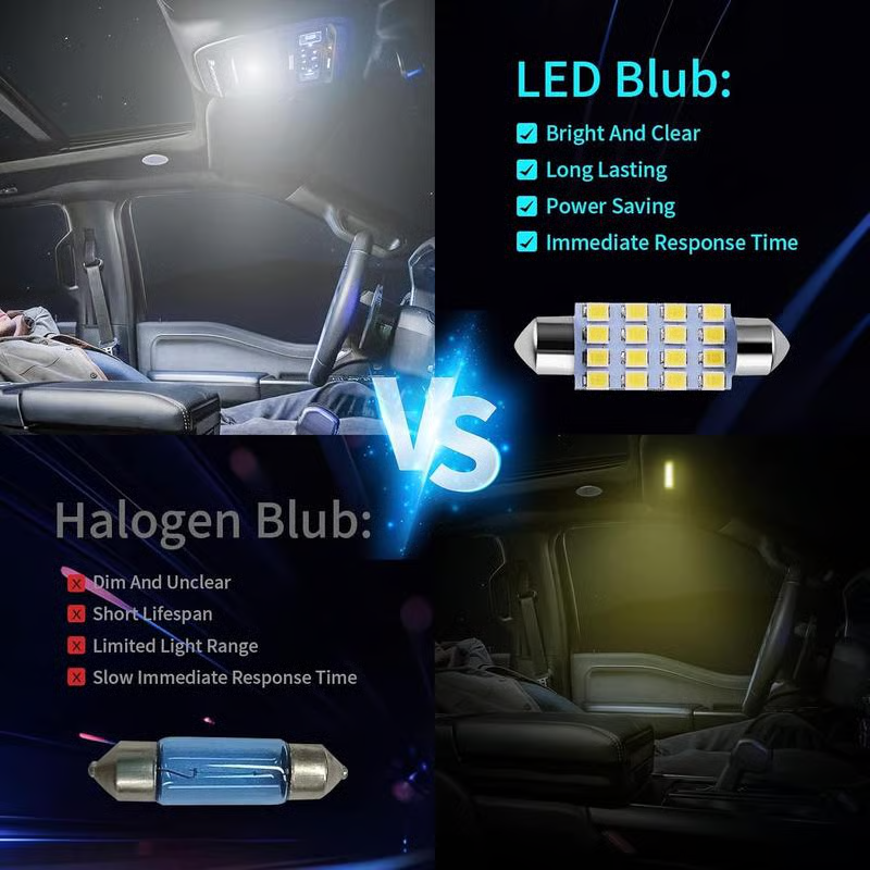 💡 Zestaw oświetlenia wnętrza samochodu z 42 ultrajasnymi diodami LED – ulepszenie typu „podłącz i używaj” dla Twojego pojazdu