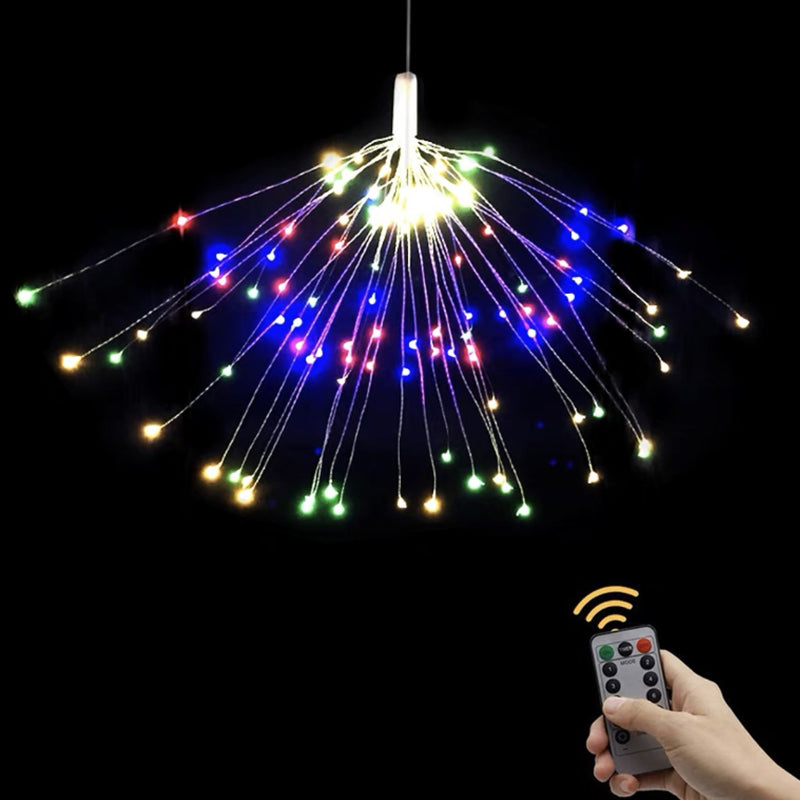 🔥Lampki LED na drucie miedzianym z efektem fajerwerków