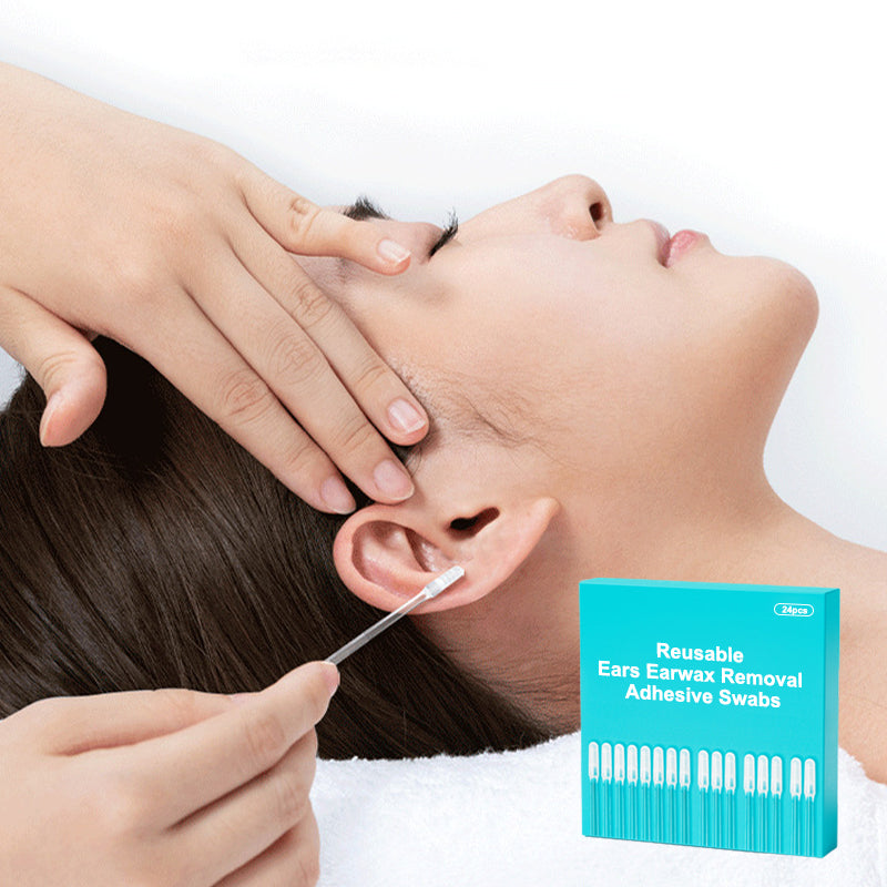 Wielokrotnego użytku, lepkie patyczki do usuwania woskowiny