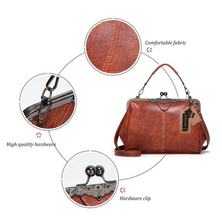💖[Najlepszy prezent] Elegancka torebka w stylu retro