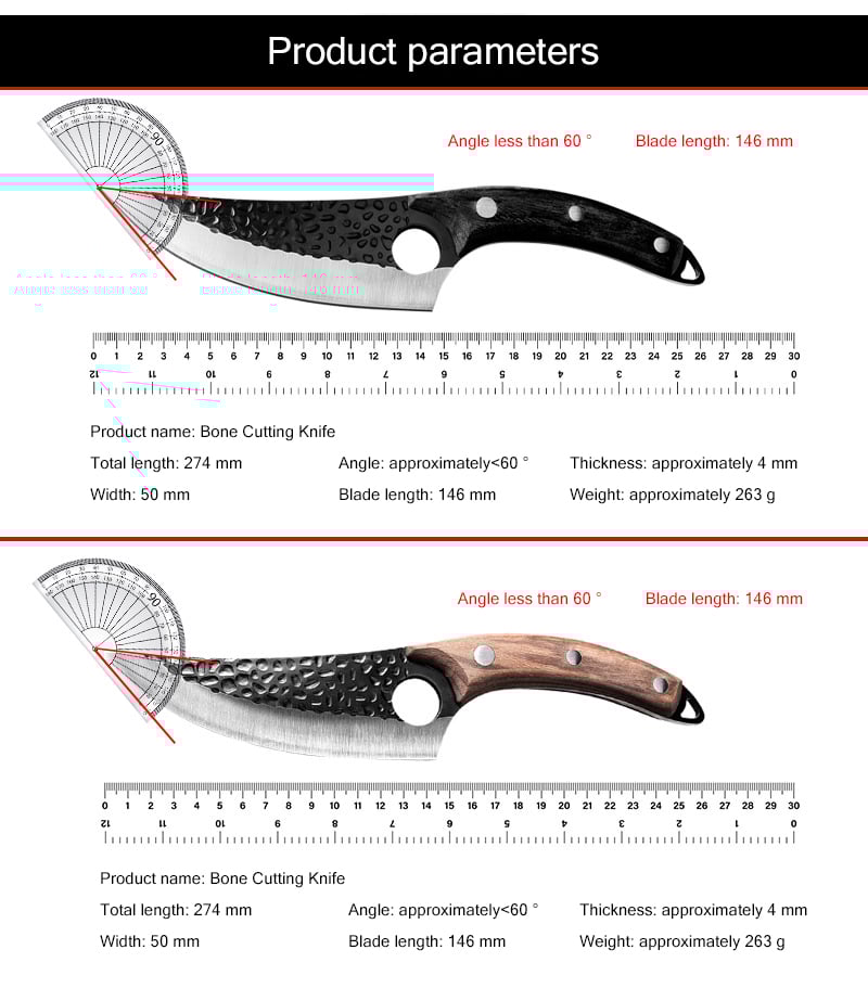 Ręcznie kuty nóż do trybowania🔥🔥